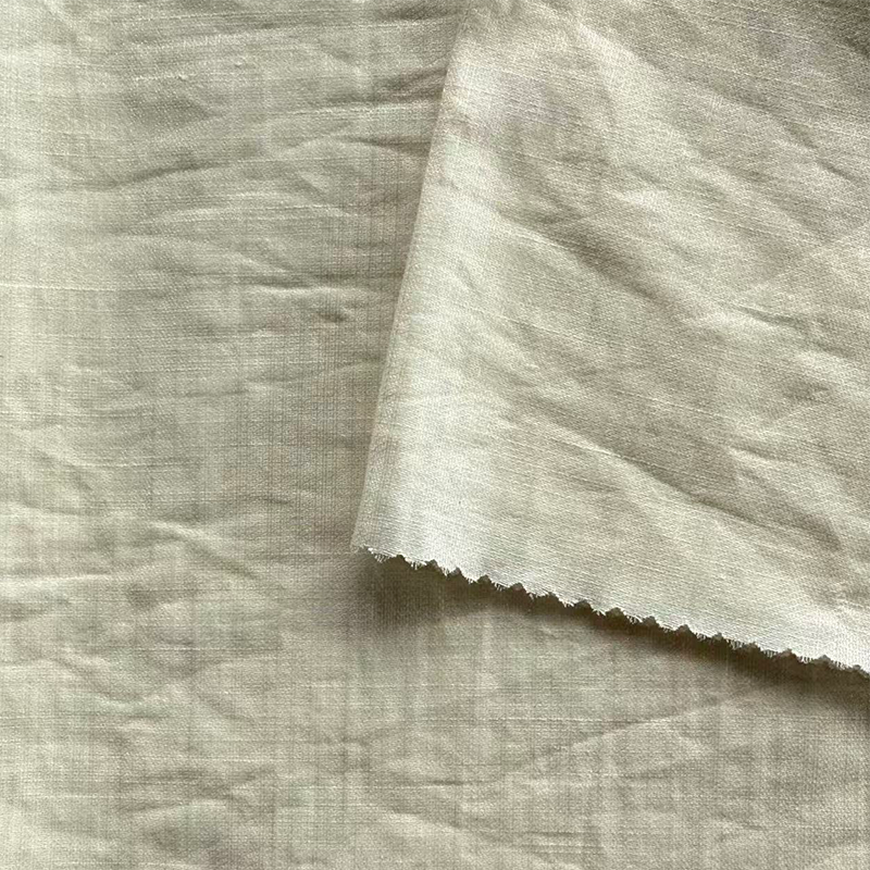 NO 6053 Shiny Tencel Linen Fabric