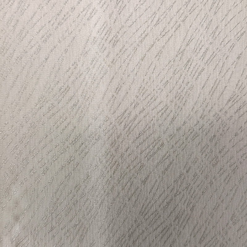 Acetate-Like Jacquard Fabric – Diagonal Textured Lurex Stripes 