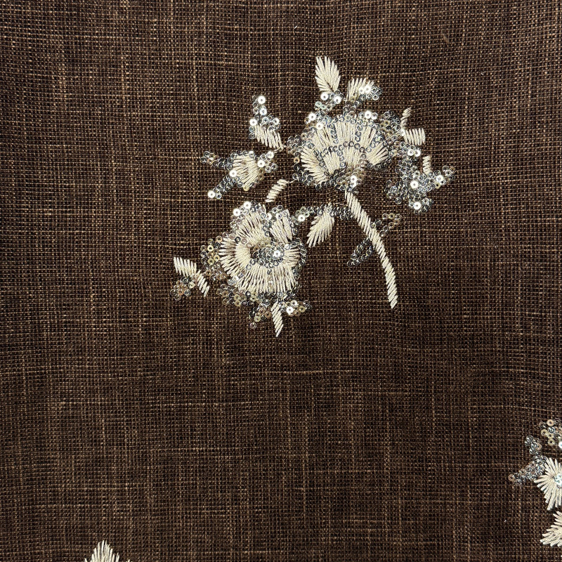 NO6111 Chenille Embroidery Fabric NO6111 Chenille Embroidery Fabric