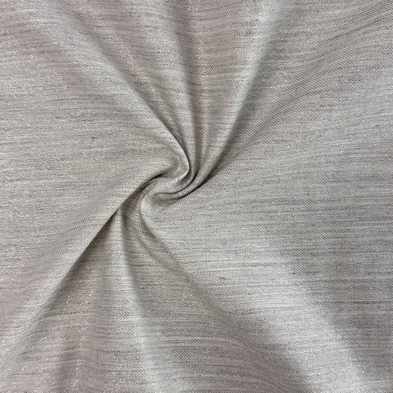 NO6128 Mulberry Silk & Lurex Cotton-Soft Twill  Fabric