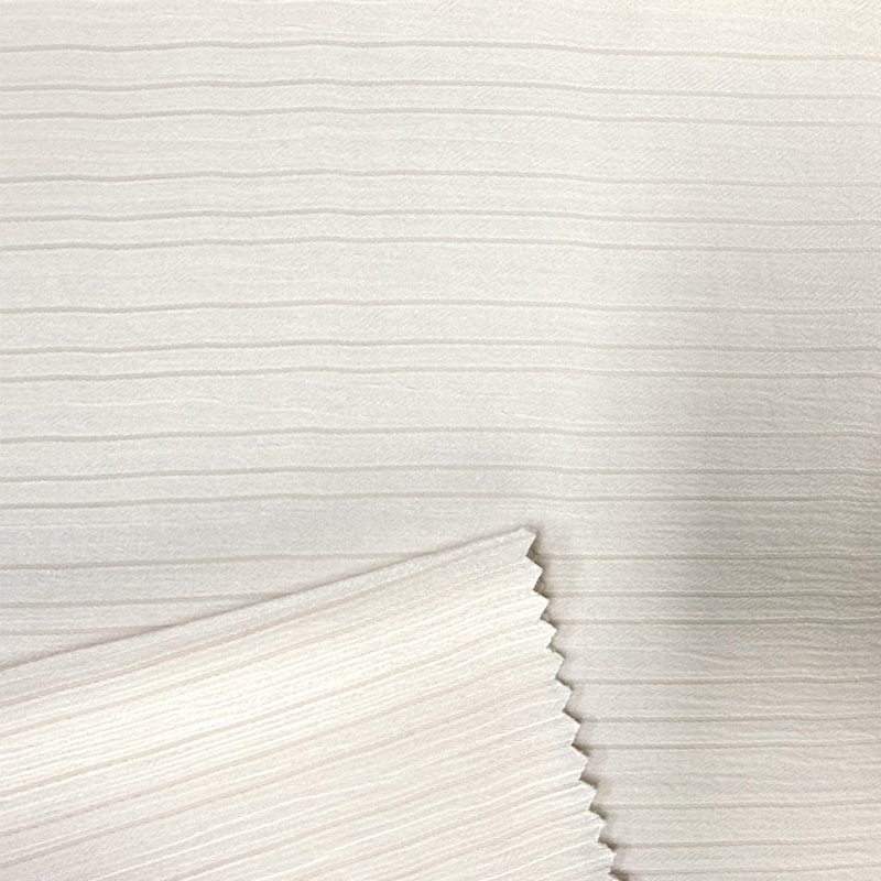 No.6082 Acetate-Like Beauty Stripe Fabric