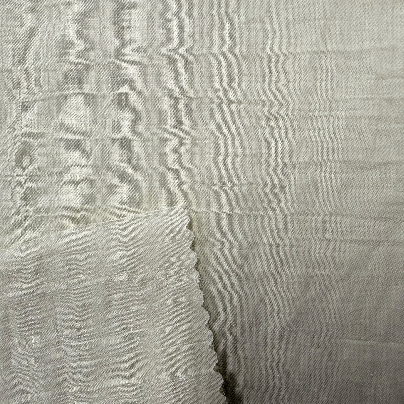 NO 6066 Lustrous Peach Crepe Fabric